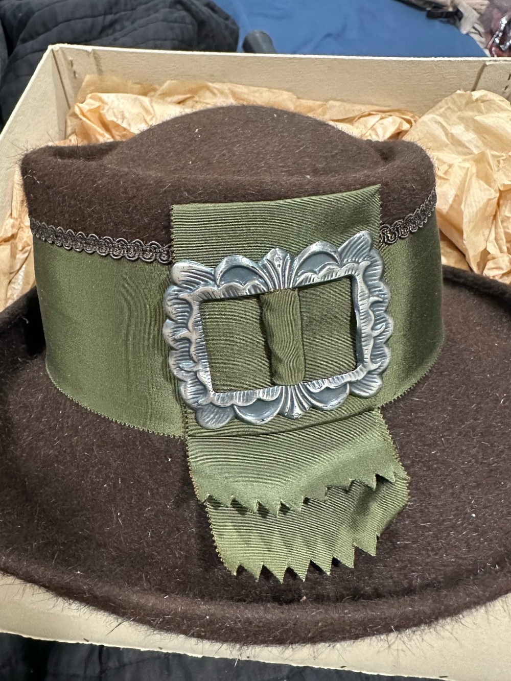 Vintage 1950s-60s Collins Wien Austrian Fur Felt Hat - Vienna